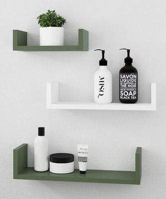 Estantes flutuantes em forma de U para fornos de microondas