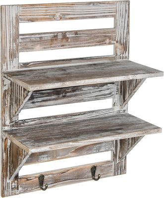 Mobiliário de sala de estar moderno Prateleiras montadas na parede de madeira Logotipo personalizado em grande quantidade