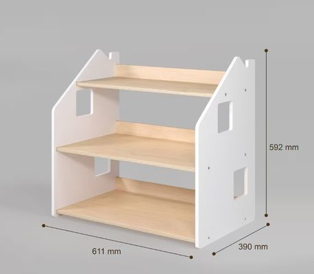 Mobiliário Montessori de design moderno Vantagem de grande quantidade para estantes de livros de infância