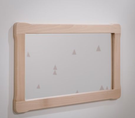 Montessori Grande Espelho e Long Pull Up Bar de Madeira poupar espaço para a ocasião do Ano Chinês