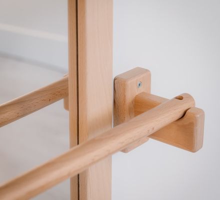 Montessori Grande Espelho e Long Pull Up Bar de Madeira poupar espaço para a ocasião do Ano Chinês