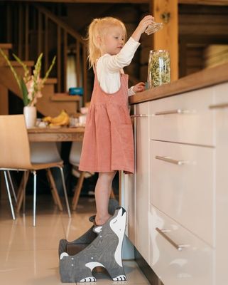 Alto número de crianças de pé de banquinho para crianças Perfeito auxiliar na cozinha e banheiro