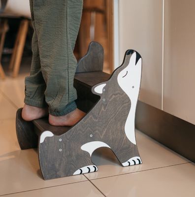 Alto número de crianças de pé de banquinho para crianças Perfeito auxiliar na cozinha e banheiro