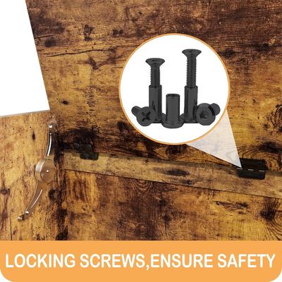 Caixinha de armazenamento de entrada de madeira para sala de estar Logotipo personalizado Caixa de armazenamento de brinquedos aceitável