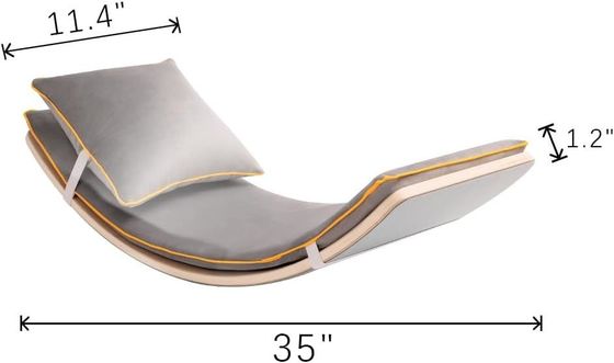 Tabuleiro de Balanço de Madeira de 35 polegadas para Crianças Pequeninos Adolescentes Adultos Jogos de Madeira para Crianças Montessori Jogos de Aprendizagem Rocker