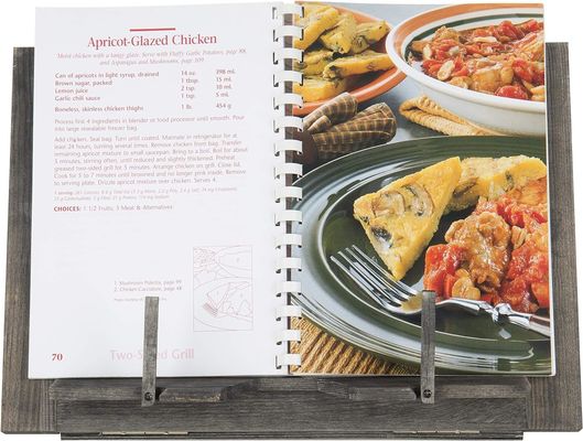 Rack dobrável de tamanho personalizado para livro de leitura ajustável