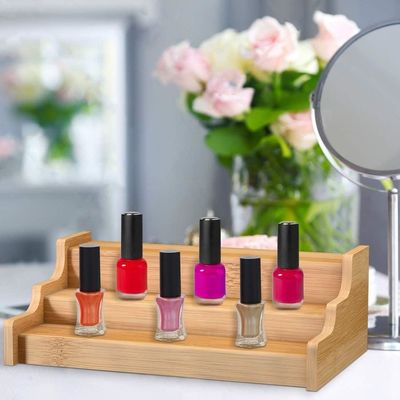 3 Nível de Bambú Prateleira Expandível Pacote de Presente Gabinete de Cozinha Organizador Oem/Odm