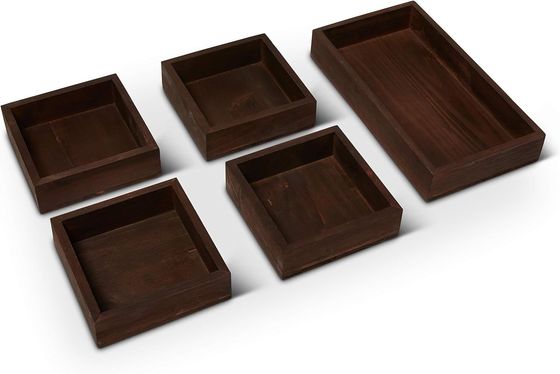 Blocos de corte Serviço personalizado 18.5 X 12 polegadas Grande Sofá e Sofá Rustico de Café bandeja para servir comida