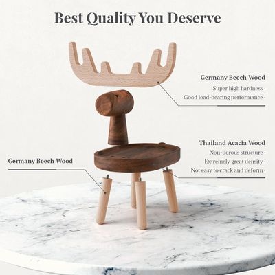 Home Decorativo de madeira de captura de bandeja com forma personalizada 7,75 "L x 7,75" W x 48,5 "H