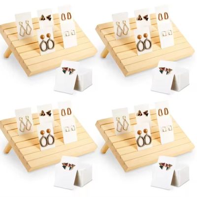 Portador de brincos multifuncional para exibição e armazenamento organizado de jóias