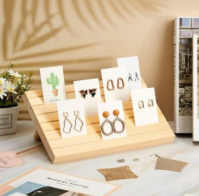 Portador de brincos multifuncional para exibição e armazenamento organizado de jóias