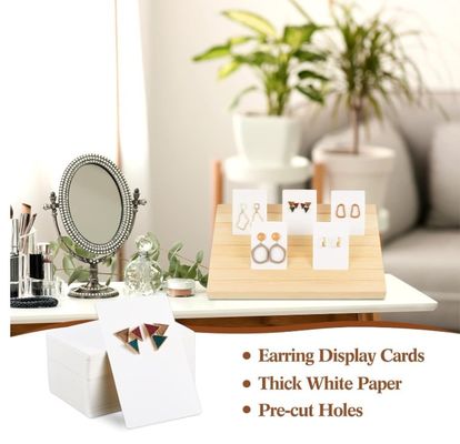 Portador de brincos multifuncional para exibição e armazenamento organizado de jóias