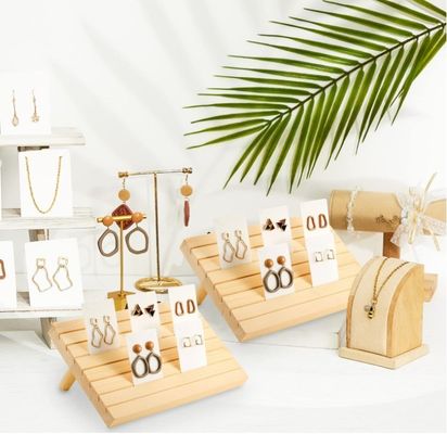 Portador de brincos multifuncional para exibição e armazenamento organizado de jóias