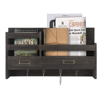 Prateleira montada na parede roupas porta-chave pendurada para logotipo personalizado de decoração de parede