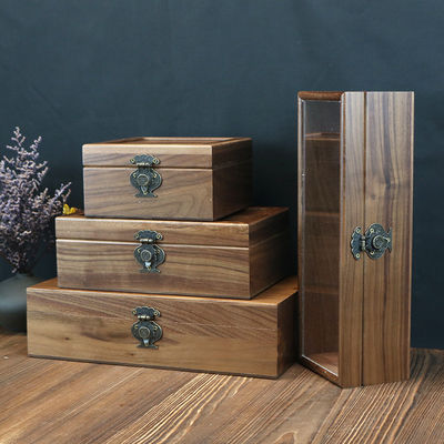 Caixas de presentes de madeira industrial para joias e artigos de decoração