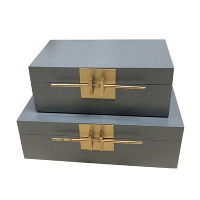 Caixa de relógio de madeira de luxo personalizada com design ambiental e logotipo personalizado aceitável