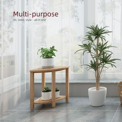 Mobiliário de sala de estar personalizado fácil montar banheiro de bambu banheiro banheiro com prateleira