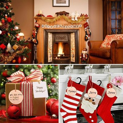 Artesanato Decorativo Montanha de madeira 3,5-4 polegadas Madeira natural inacabada com buraco sustentável