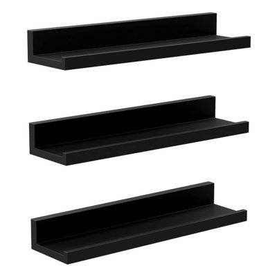 Moderno parede decorativa prateleiras flutuantes MDF cor personalizada parede montada display rack