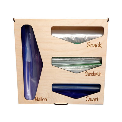 Conveniente organizador de sacos com tampa de engate Impressão personalizada para todas as suas soluções de armazenamento