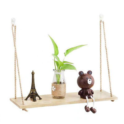 Vantagem de alta quantidade de prateleira de parede flutuante de madeira maciça para o seu escritório