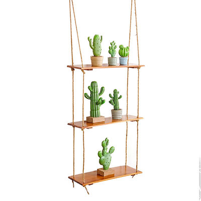 Vantagem de alta quantidade de prateleira de parede flutuante de madeira maciça para o seu escritório