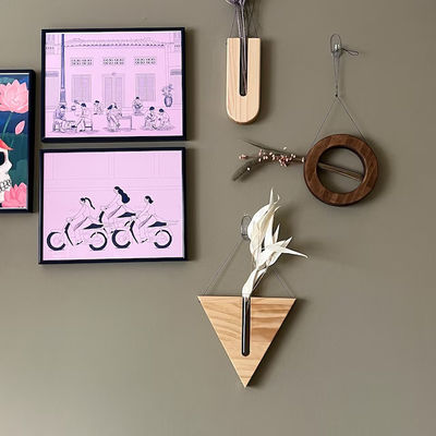 Estação de propagação de estilo de design moderno para plantação de parede de madeira e decoração residencial