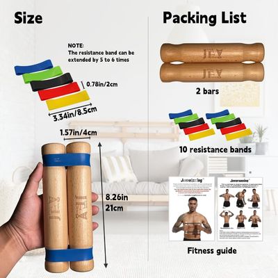 Logotipo personalizado e bandas de resistência ajustáveis Equipamento de exercícios da parte superior do corpo para ginásio em casa