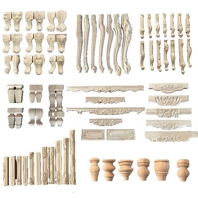 Pernas de madeira de carvalho, de lado redondo sólido, de forma cônica, para venda