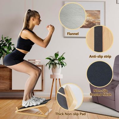 Tabela de inclinação ajustável para alongamento da panturrilha e flexibilidade do tornozelo