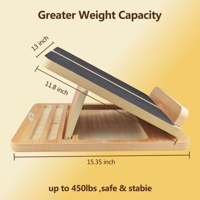 Tabela de inclinação ajustável para alongamento da panturrilha e flexibilidade do tornozelo