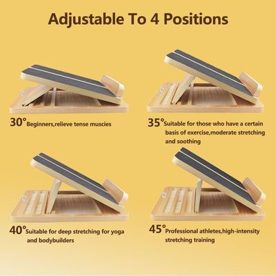 Tabela de inclinação ajustável para alongamento da panturrilha e flexibilidade do tornozelo