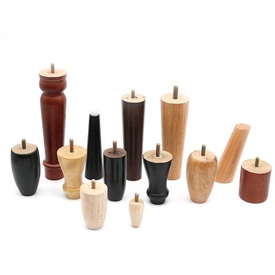 Pedras de mobiliário de madeira maciça para mesa Sofá Sofá Cadeira de sofá Pernas de madeira maciça esculpidas