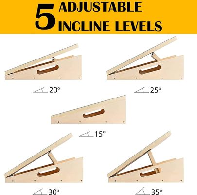 Melhore a sua rotina de exercícios com este tabuleiro de inclinação profissional e estendedor de panturrilha