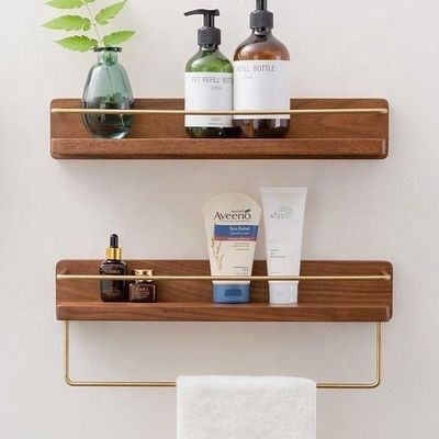 Moderno Estante de parede elegante Mobiliário de armazenamento pendurado Metal Madeira Estantes de sala de estar