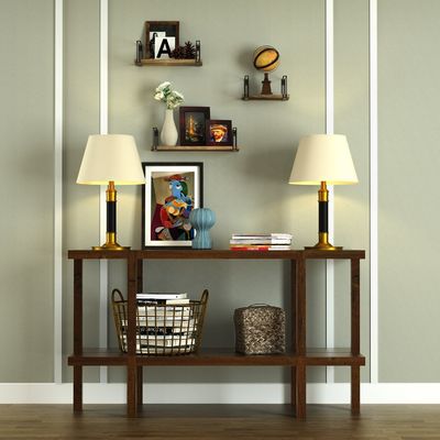 Mobiliário de sala de estar Prateleira de parede Metal Madeira Eletrodoméstico de cozinha de suporte moderno Economize espaço