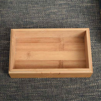 Caixa de presente de madeira de bambu ecológica reutilizável feita de madeira maciça para promoções personalizadas