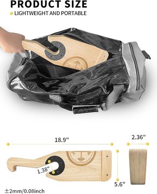 Mão antiderrapante Jack de barra de madeira para levantamento de peso