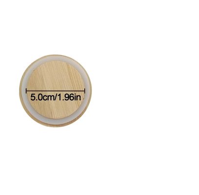 8 Pacotes de anéis de selos de silicone com tamanho personalizado, padrões coloridos de boho e tampas de bambu