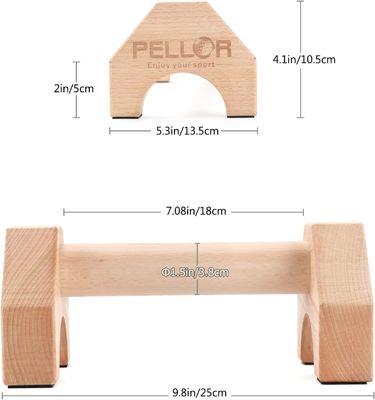 Push Up Bars Equipamento de ginástica com estofado anti-deslizamento Exercício sólido Exercício feminino Homens Fitness portátil Como seu pedido