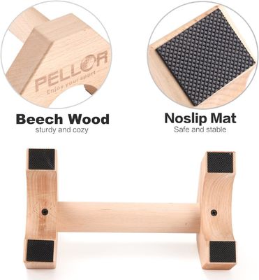 Push Up Bars Equipamento de ginástica com estofado anti-deslizamento Exercício sólido Exercício feminino Homens Fitness portátil Como seu pedido