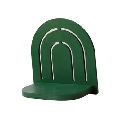 Arco-íris de madeira Decoração de parede pendurada Pequena prateleira de exposição de plantas para móveis de sala de estar