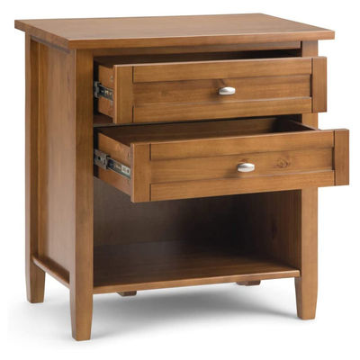 Mobiliário de quarto Design moderno rústico 24 "Negro Largo Refeitório Refeitório de madeira maciça