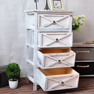 Moderno estilo multicolor verde branco caixa de gavetas para quarto feita por madeira personalizada