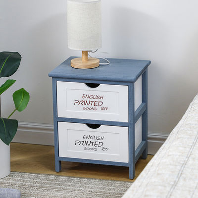 Armário de armazenamento de quarto de estilo francês moderno com caixote pequeno