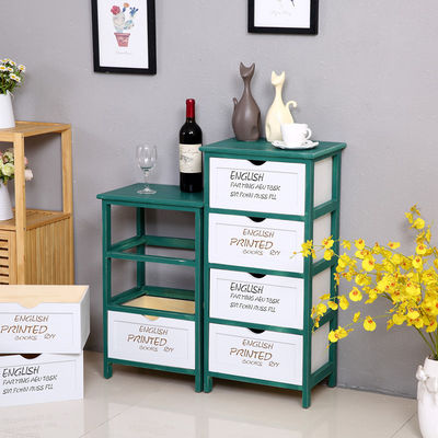 Armário de armazenamento de quarto de estilo francês moderno com caixote pequeno