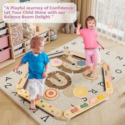 Amostra Gratuita Balcão de Balanço de Pequeno-Adolescente e degraus para a construção de coordenação