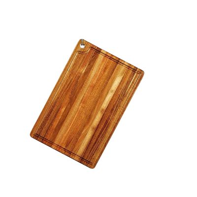 Como seu pedido Chapping Board com Juice Groove Handle Acacia Wood Board de corte