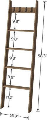 Tabuleiro de toalhas inclinado para parede de tamanho comum de 5 camadas com impressão queimada e design decorativo