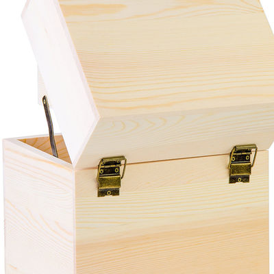 Caixa prática de armazenamento de óleo essencial de madeira com divisores feitos de madeira ambiental